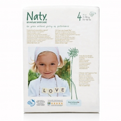 Подгузники Naty размер 4 (7-18 кг), 27 шт