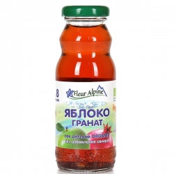 Сок яблоко-гранат Fleur Alpine ORGANIC, 200 мл