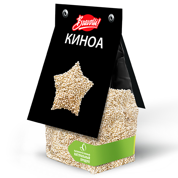 Киноа крупа белая Bravolli! полезные свойства рецепты как готовить ...