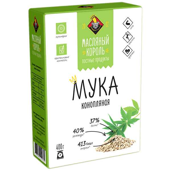 Мука конопляная Масляный Король полезные свойства и применение рецепты ...