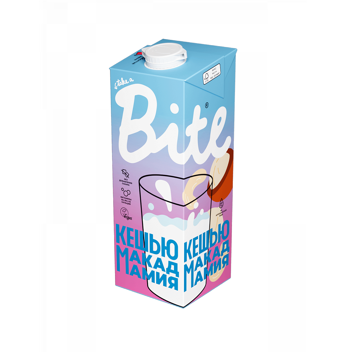 Take i bite. Напиток take a bite кешью/макадамия 1л. bite молоко. byte растительное молоко.